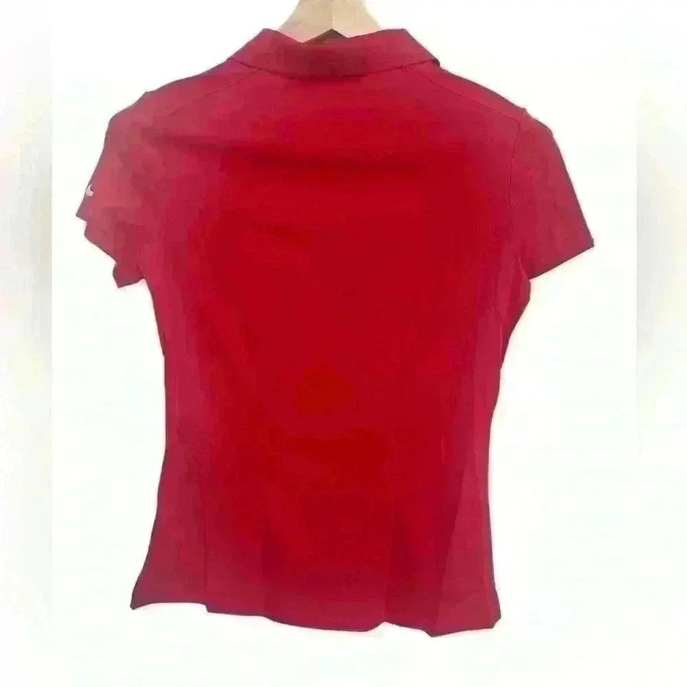Nike Golf Women’s Tour Performance Red Golf Polo. New WithTags. Size Medium - Picture 3 of 11